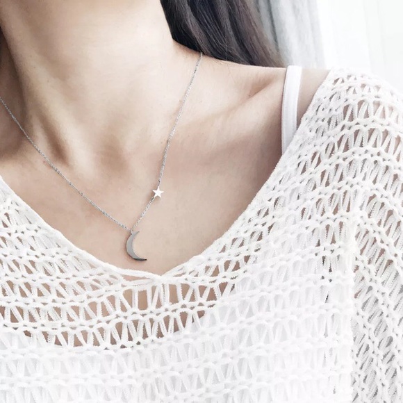 Boutique Jewelry - Boho Star Moon Dainty Choker Necklace